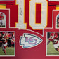 Framed Kansas City Chiefs Isiah Pacheco Autographed Signed Jersey Jsa Coa