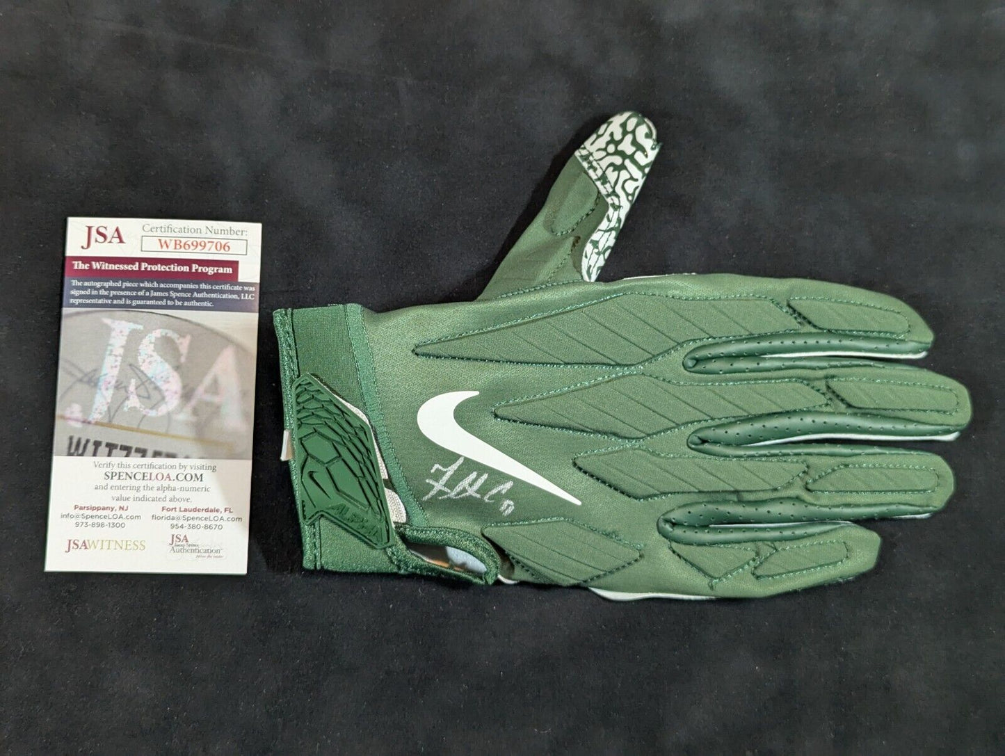 Philadelphia Eagles Fletcher Cox Signed Glove Jsa Coa