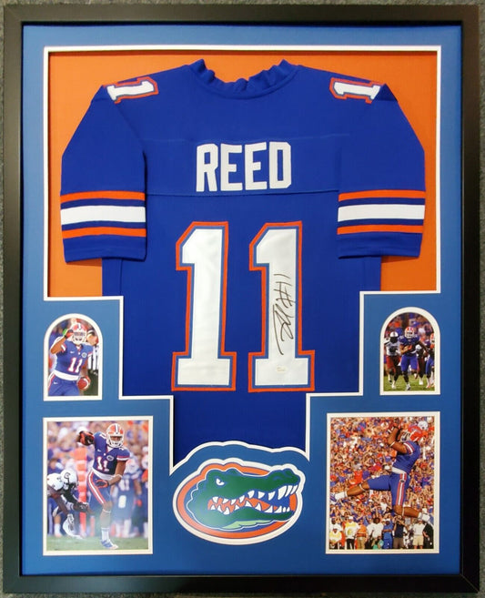 MVP Authentics Framed Florida Gators Jordan Reed Autographed Signed Jersey Jsa Coa 382.50 sports jersey framing , jersey framing