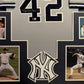 Framed New York Yankees Mariano Rivera Autographed Signed Jersey Beckett Holo