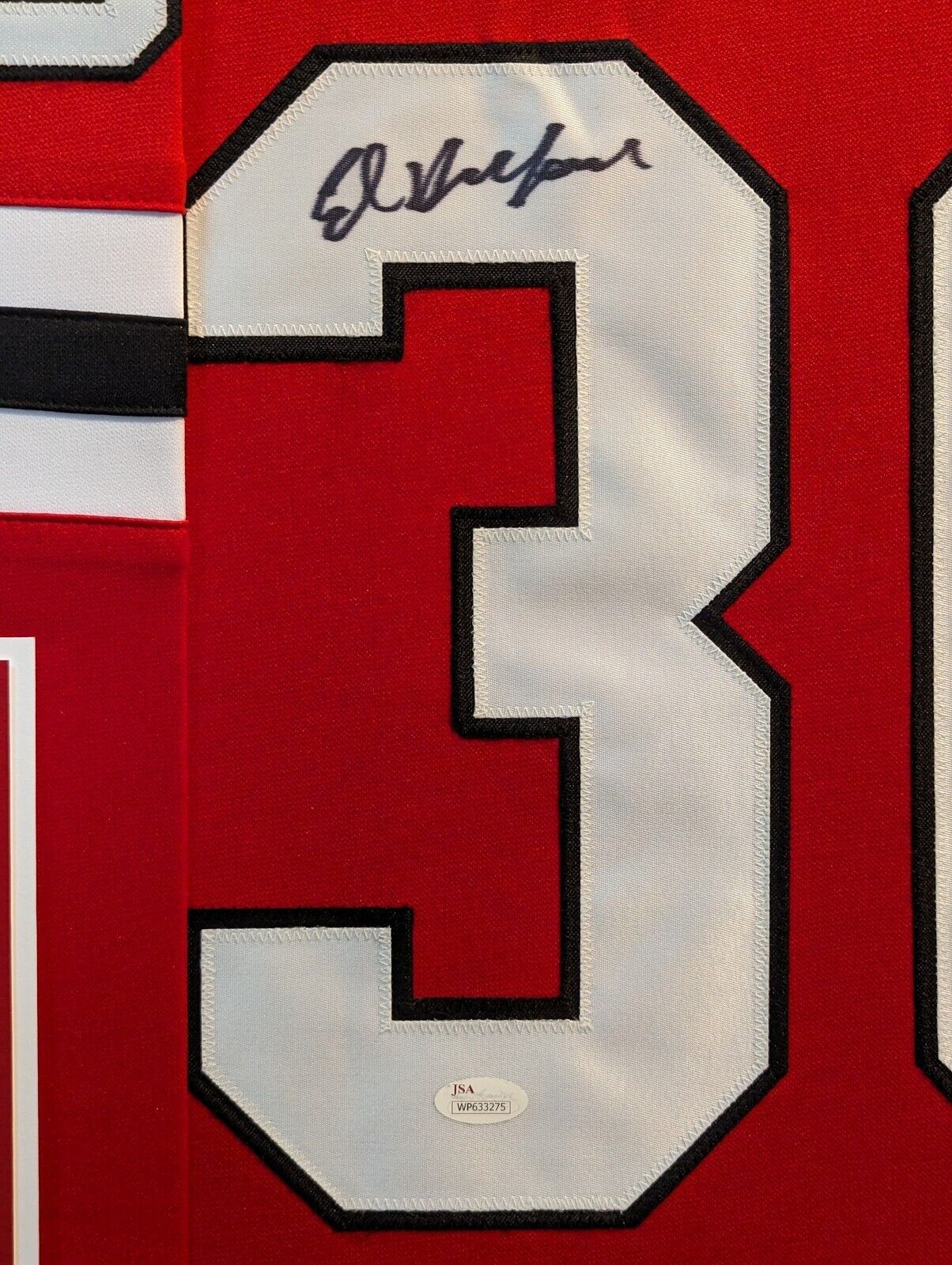 MVP Authentics Framed Chicago Blackhawks Ed Belfour Autographed Signed Jersey Jsa Coa 675 sports jersey framing , jersey framing