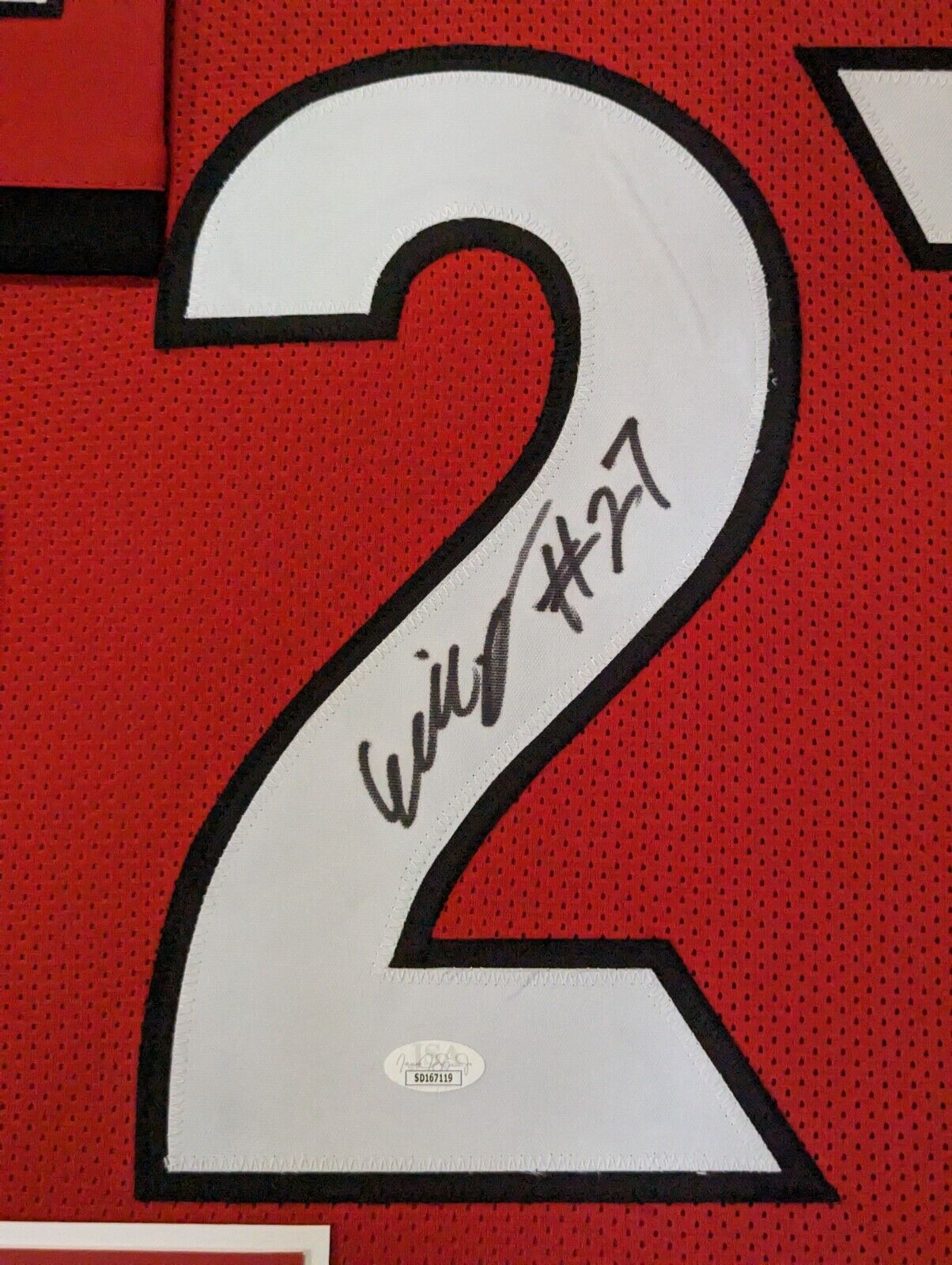 MVP Authentics Framed Georgia Bulldogs Eric Stokes Jr Autographed Signed Jersey Jsa Coa 450 sports jersey framing , jersey framing