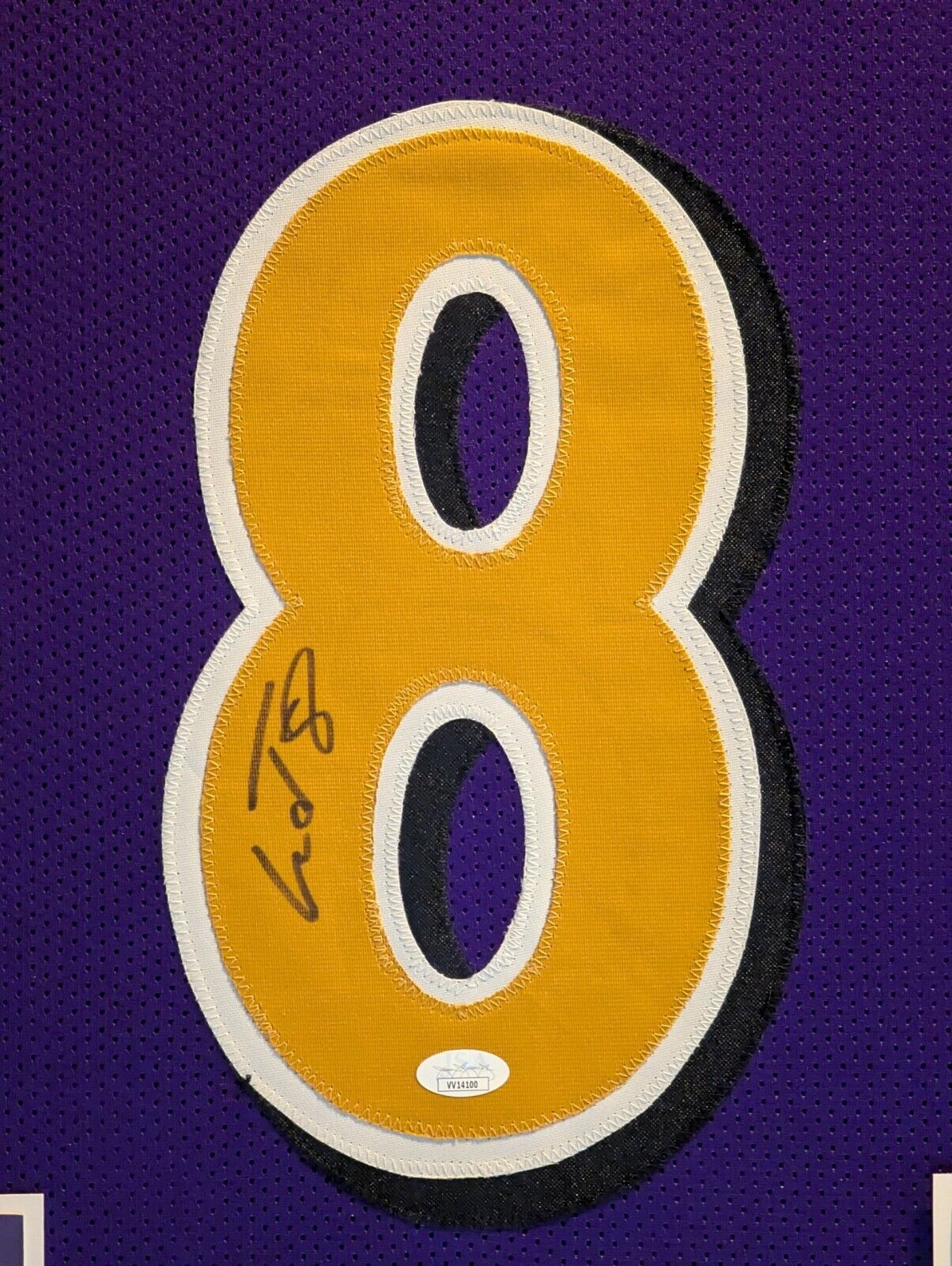 Framed Baltimore Ravens Lamar Jackson Autographed Signed Jersey Jsa Coa