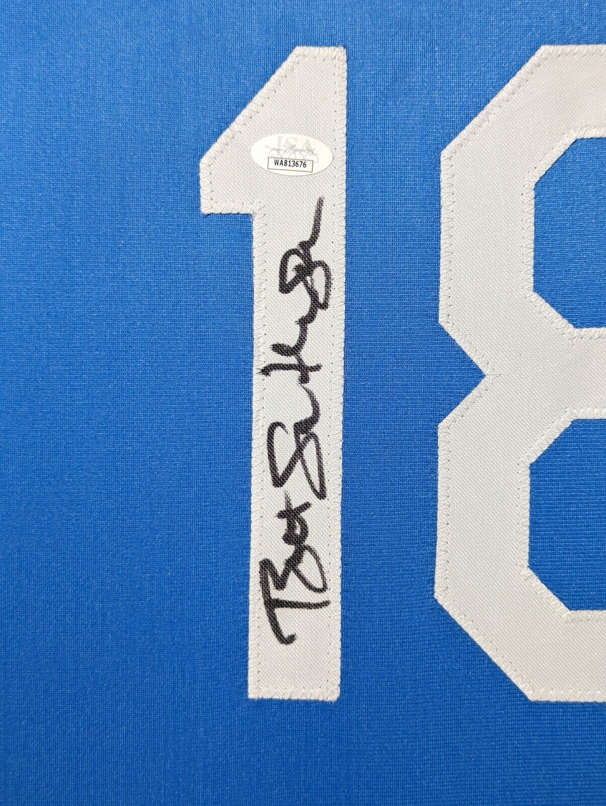 MVP Authentics Framed Kansas City Royals Bret Saberhagen Autographed Signed Jersey Jsa Coa 405 sports jersey framing , jersey framing