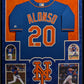 Suede Framed N.Y. Mets Pete Alonso Autographed Signed Jersey Fanatics Holo