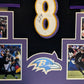 Framed Baltimore Ravens Lamar Jackson Autographed Signed Jersey Jsa Coa