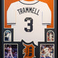 Framed Detroit Tigers Alan Trammell Autographed Signed Jersey Beckett Holo