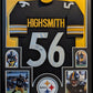 Framed Pittsburgh Steelers Alex Highsmith Autographed Signed Jersey Jsa Coa