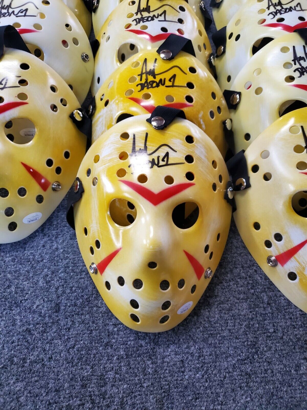 MVP Authentics Ari Lehman Signed Inscribed Jason Voorhees Friday The 13Th Mask Jsa Coa 53.10 sports jersey framing , jersey framing