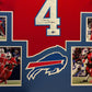 Framed Buffalo Bills James Cook Autographed Signed Jersey Beckett Holo