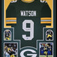 Framed Green Bay Packers Christian Watson Autographed Signed Jersey Beckett Holo