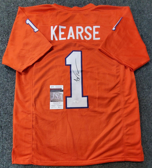 MVP Authentics Clemson Tigers Jayron Kearse Autographed Signed Jersey Jsa Coa 90 sports jersey framing , jersey framing