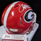 Georgia Bulldogs Terrell Davis Autographed Signed Mini Helmet Jsa Coa