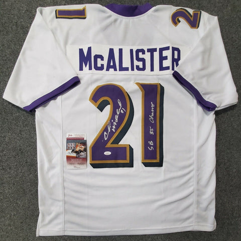 Chris McAlister Signed Jersey Inscribed SB 35 Champ (JSA