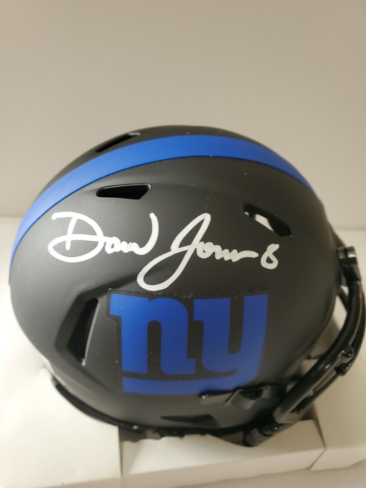 N.Y. Giants Daniel Jones Signed Full Size Speed Lunar Replica Helmet B –  MVP Authentics