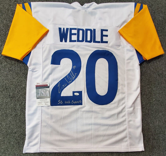 Los Angeles Rams Eric Weddle Autographed Signed Inscribed Jersey Jsa Coa