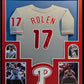 Framed Philadelphia Phillies Scott Rolen Autographed Signed Jersey Beckett Holo