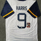 West Virginia Mountaineers Major Harris Autographed Signed Jersey Jsa Coa