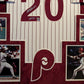 Suede Framed Philadelphia Phillies Mike Schmidt Autographed Jersey Fanatics Holo