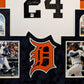 Suede Framed Detroit Tigers Miguel Cabrera Autographed Signed Jersey Jsa Coa