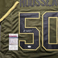 Buffalo Bills Gregory Rousseau Autographed Salute To Service Jersey Jsa Coa