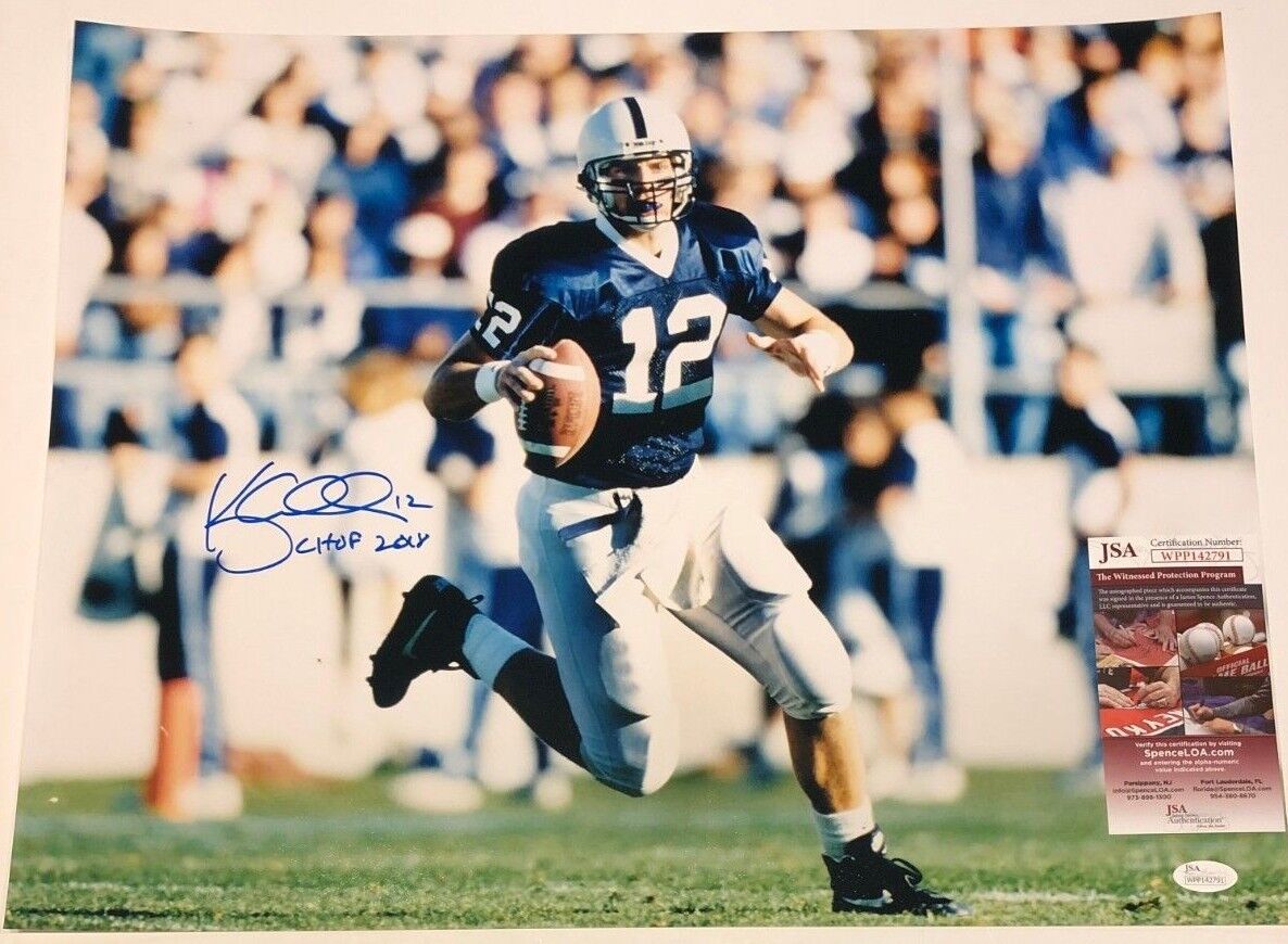 Kerry Collins Autographed Photograph - (16x20