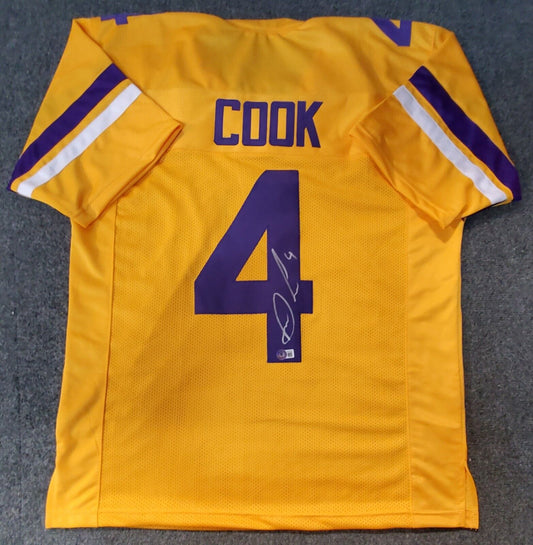 Dalvin Cook Minnesota Vikings Autographed Signed Jersey Beckett Holo