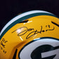 Green Bay Packers Don Horn Signed 4X Insc Full Size Speed Replica Helmet Jsa