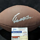 Miami Hurricanes Cam Ward Signed Football Jsa Coa