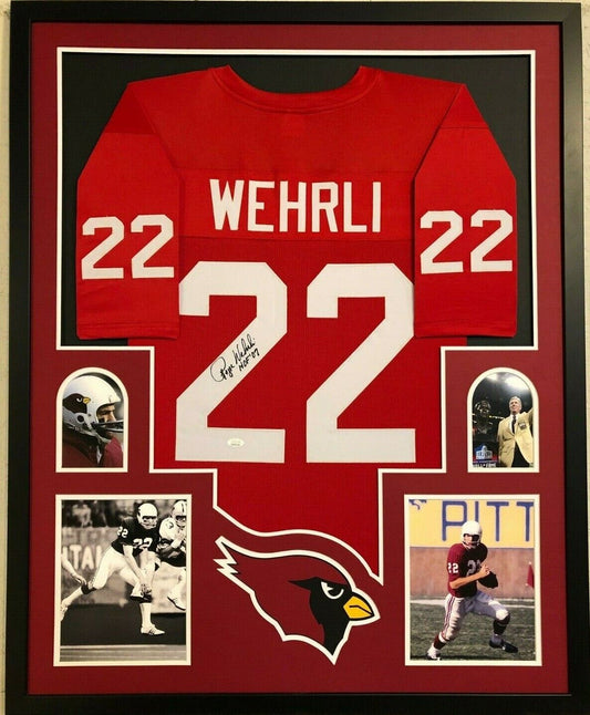 MVP Authentics Framed St. Louis Cardinals Roger Wehrli Autographed Signed Jersey Jsa Coa 449.10 sports jersey framing , jersey framing