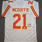 Kansas City Chiefs Trent Mcduffie Autographed Rookie Number 21 Jersey Jsa Coa