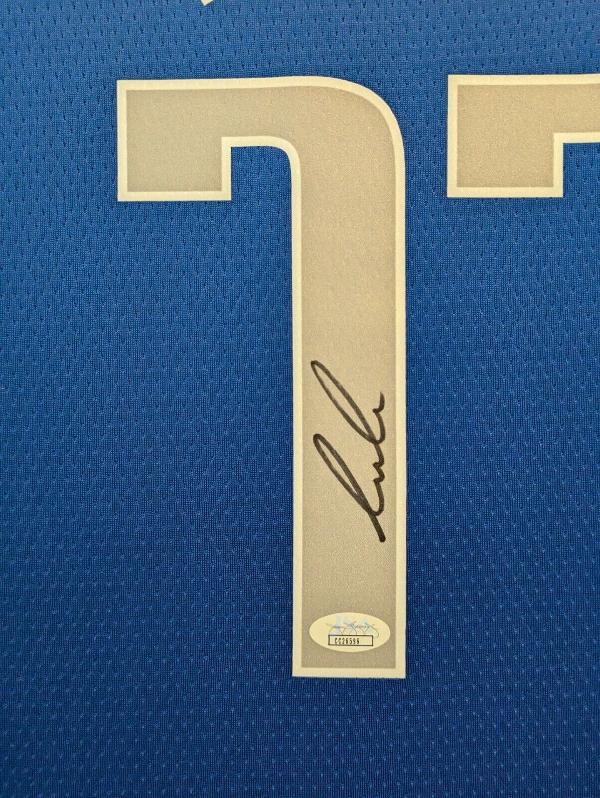 Framed In Suede Dallas Mavericks Luka Dončić Autographed Jersey Jsa Coa