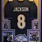 Framed Baltimore Ravens Lamar Jackson Autographed Signed Jersey Jsa Coa