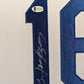 Suede Framed Kansas City Royals Bo Jackson Autographed Signed Jersey Beckett Coa