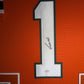 Framed Miami Hurricanes Cam Ward Autographed Signed Jersey Jsa Coa