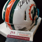 Miami Dolphins Richmond Webb Autographed Signed Speed Mini Helmet Jsa Coa