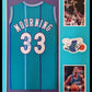 MVP Authentics Framed Charlotte Hornets Alonzo Mourning Signed Jersey Jsa Coa 540 sports jersey framing , jersey framing