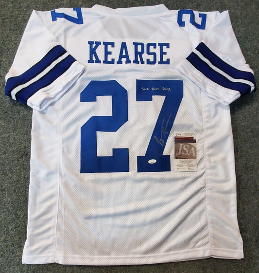 MVP Authentics Dallas Cowboys Jayron Kearse Autographed Signed Inscribed Jersey Jsa Coa 99 sports jersey framing , jersey framing