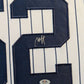 Framed New York Yankees Cc Sabathia Autographed Signed Jersey Psa Coa