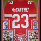 Framed San Francisco 49Ers Christian Mccaffrey Autographed Signed Jersey Beckett