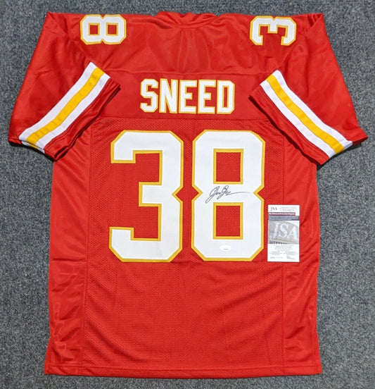 MVP Authentics Kansas City Chiefs L'jarius Sneed Autographed Signed Jersey Jsa Coa 135 sports jersey framing , jersey framing