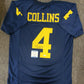 Michigan Wolverines Nico Collins Autographed Signed Jersey Beckett Coa