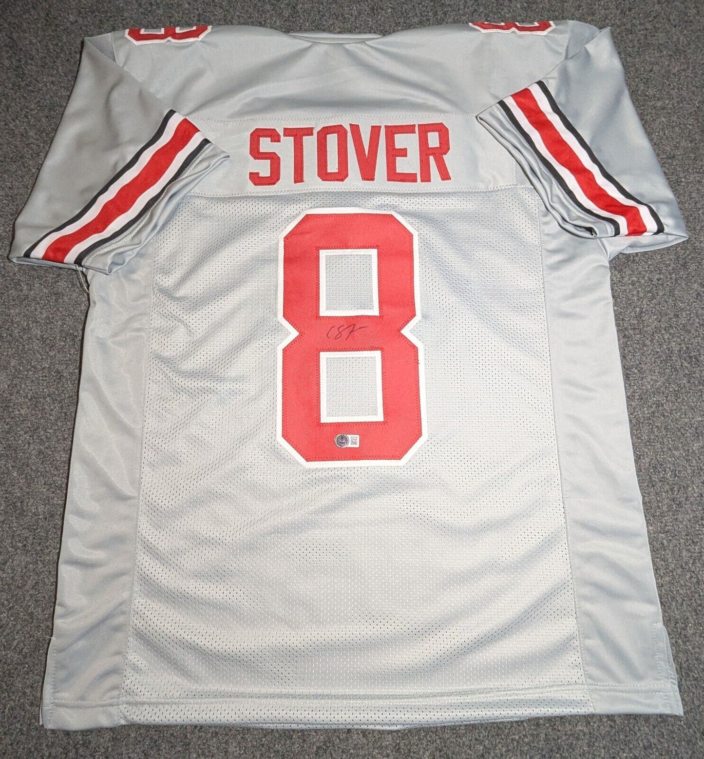 Ohio State Buckeyes Cade Stover Autographed Signed Jersey Beckett Holo