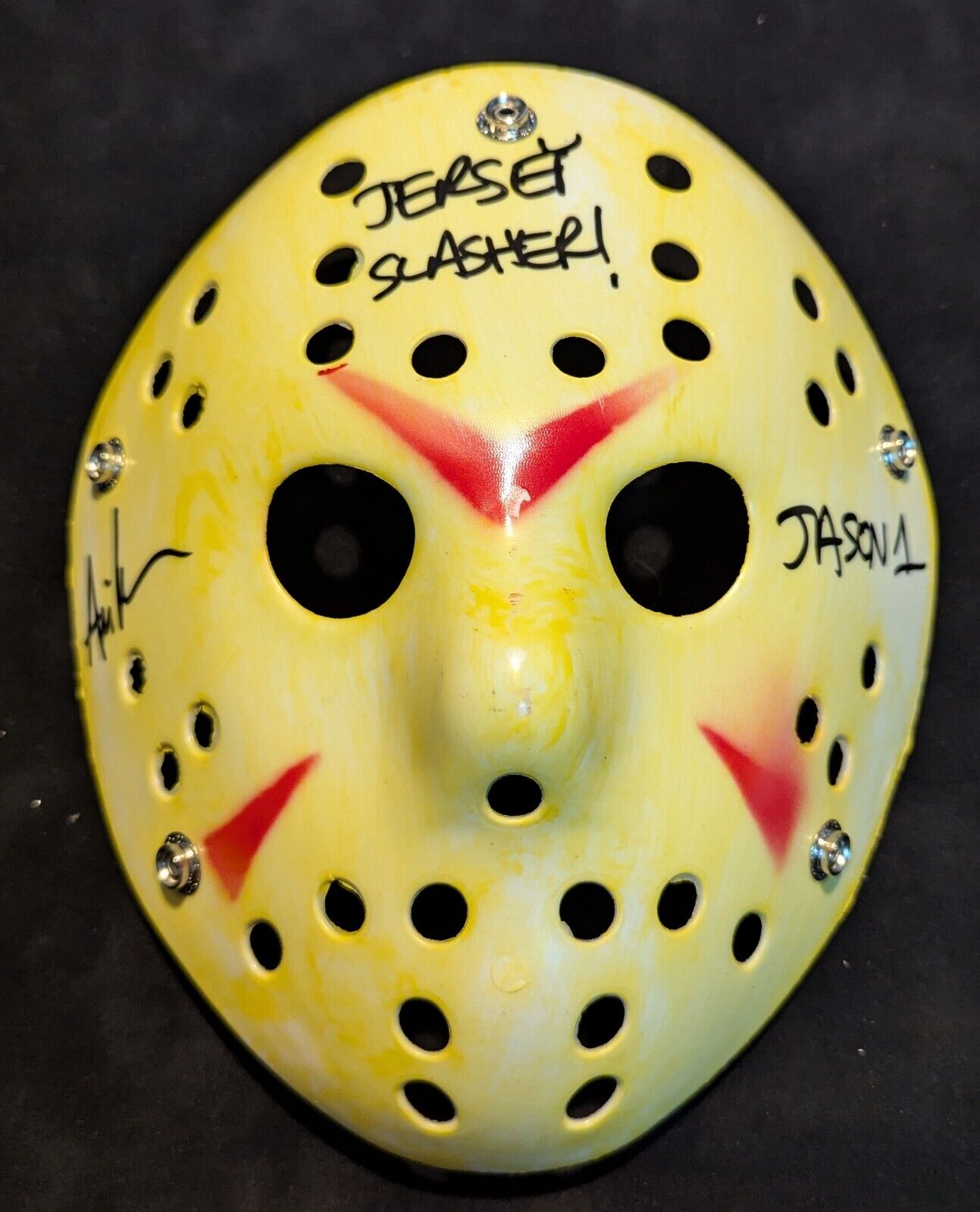 Ari Lehman Signed Inscribed Jason Voorhees Friday The 13Th Mask Jsa Coa