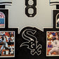 Framed Suede Bo Jackson Autographed Signed Chicago White Sox Beckett Coa