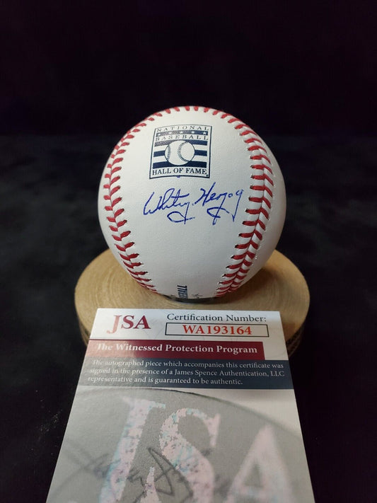 St Louis Cardinals Whitey Herzog Autographed Signed Romlb Baseball Jsa Coa