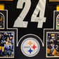 Framed Pittsburgh Steelers Joey Porter Jr Autographed Signed Jersey Jsa Coa