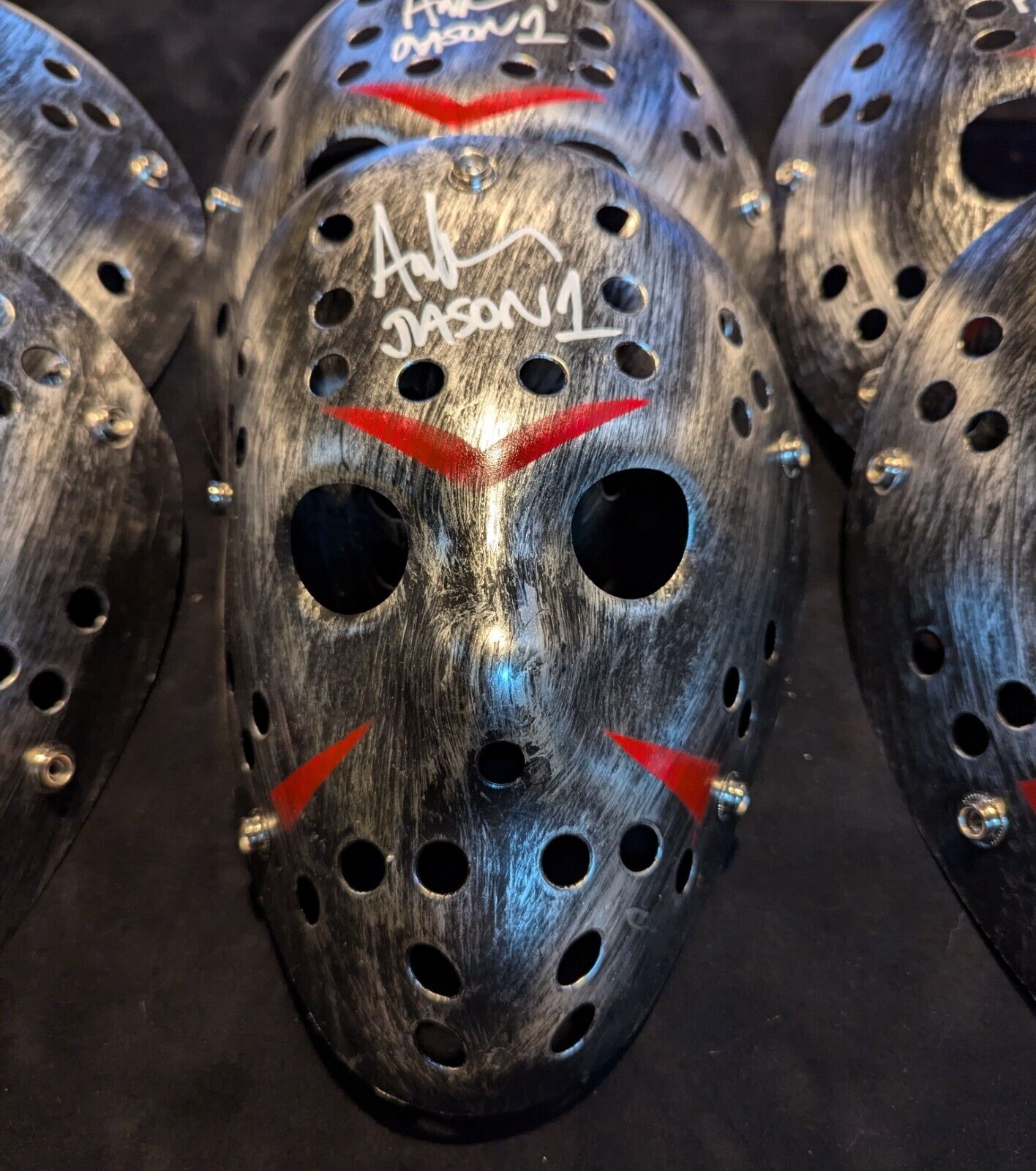 Ari Lehman Signed Inscribed Jason Voorhees Friday The 13Th Mask Jsa Coa