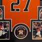 Framed Houston Astros Jose Altuve "Gigante" Autographed Signed Jersey Jsa Coa