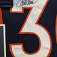 Framed Denver Broncos Terrell Davis Autographed Signed Jersey Jsa Coa